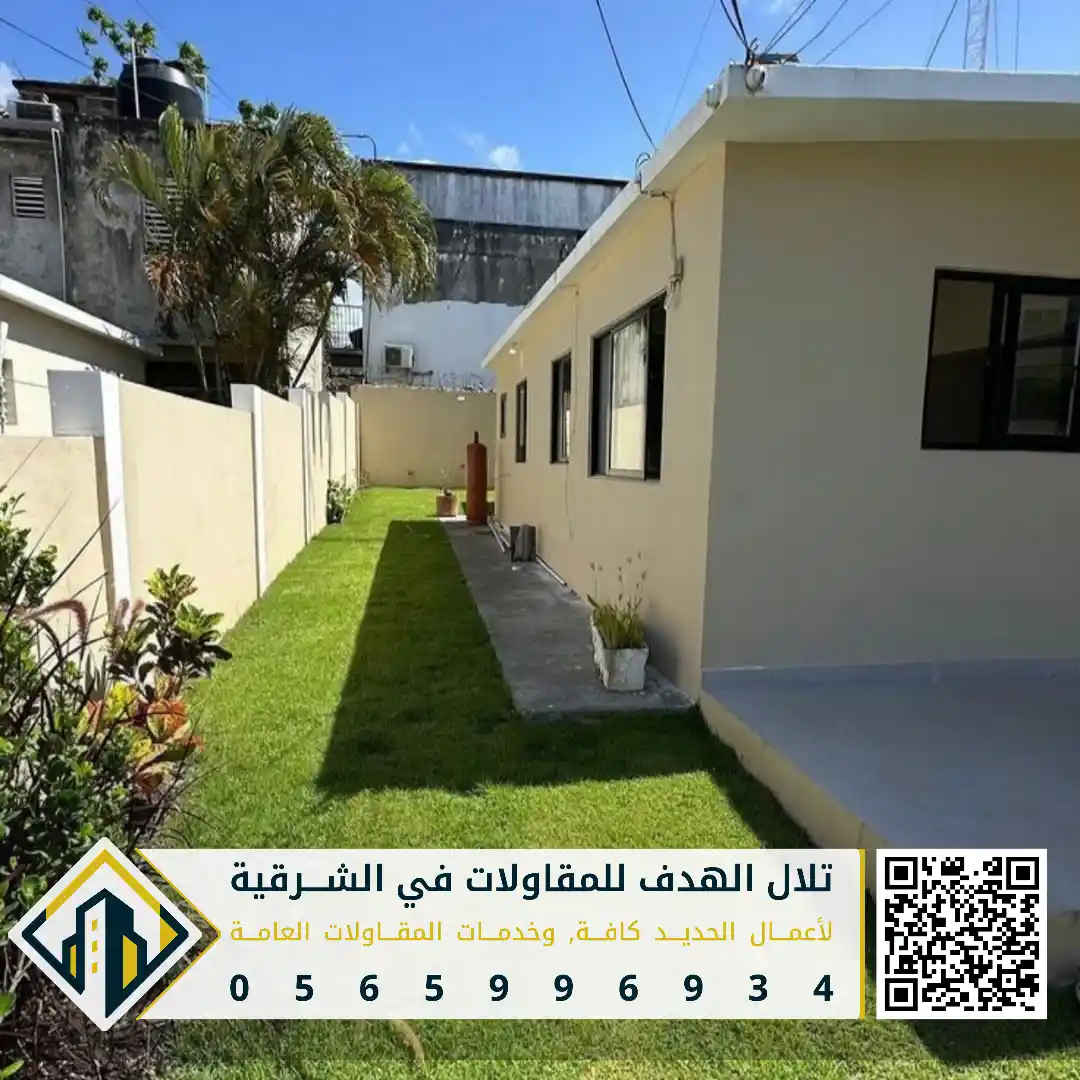 اسمنت بورد لواجهات المجالس الخارجية في الدمام في حي الريان