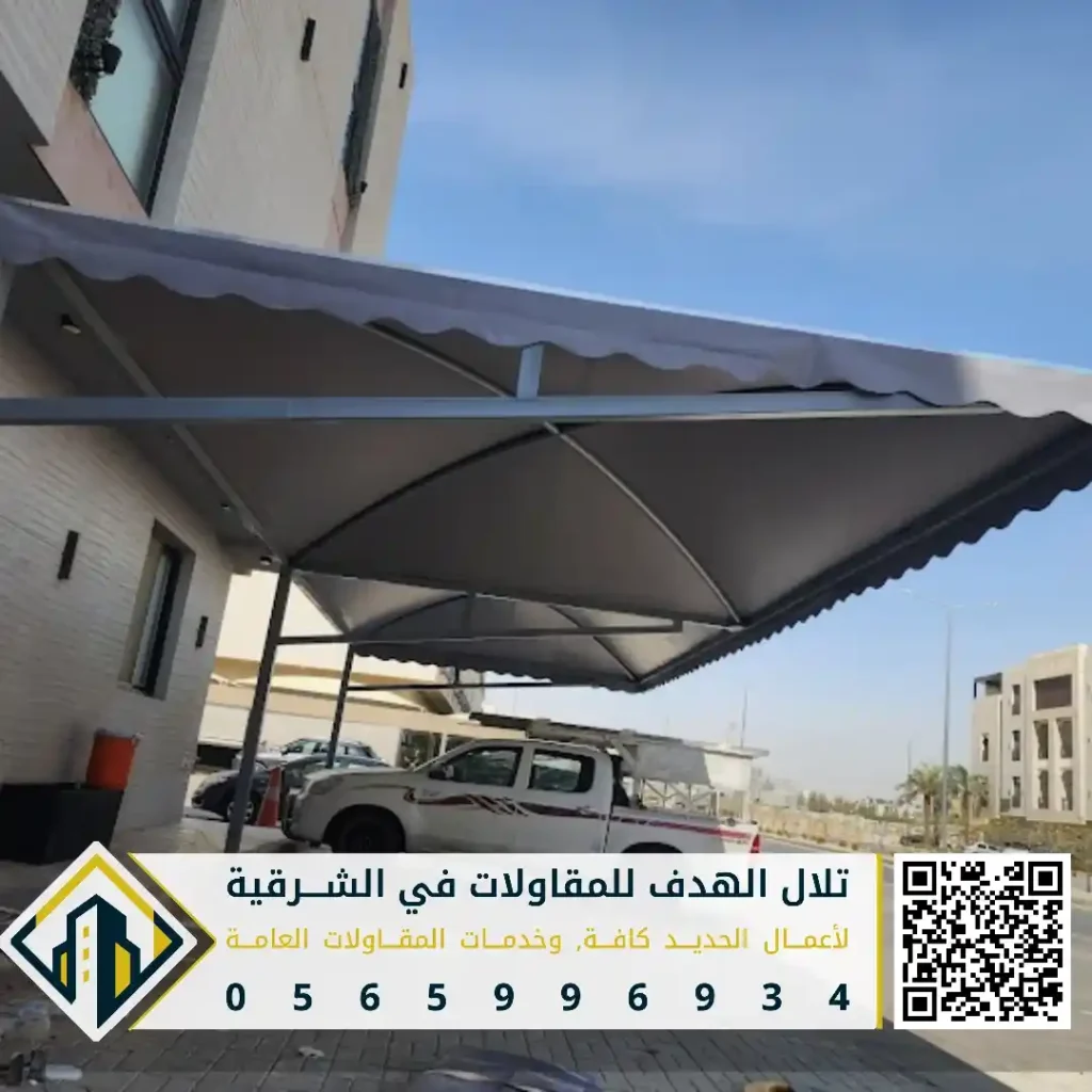 تركيب مظلات خشبية في الدمام في حي النور