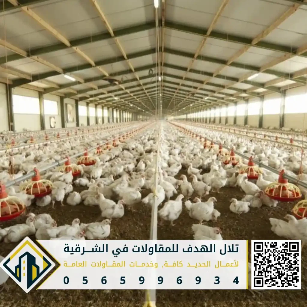 تركيب هناجر للمستودعات والدواجن بالشرقية